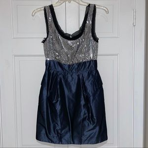 BCBG sequin formal cocktail dress 0